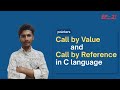 call by value and call by reference in c language | pointers | Telugu | from basics for beginners