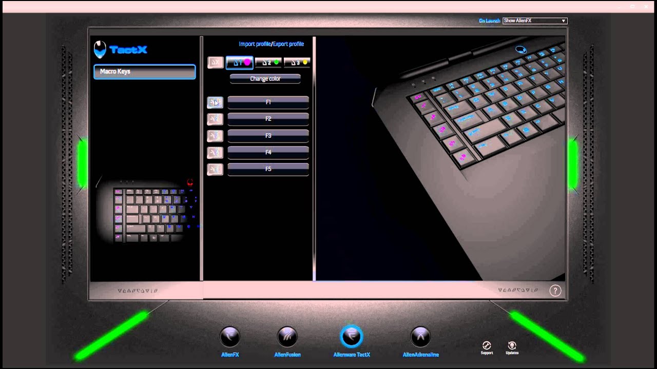 alienware tactx software download