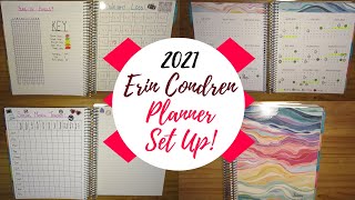 2021 Planner Set Up | Erin Condren Life Planner | Tania Michele