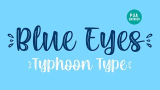 Typhoon Type | How to get ' Splash ' & Ligature on Blue Eyes font with Illustrator (PUA encoded) Typhoon Type | How to get ' Splash ' & Ligature on Blue Eyes font with Illustrator (PUA encoded)