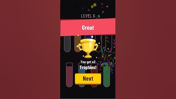 Water Sort Puzzle Level 6 - ‘Wait… That’s It?!’ 😅 #shorts @GamzzzStore