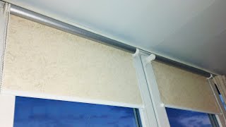 Detailed installation of Delfa roller blinds. Assembling roller blinds without errors