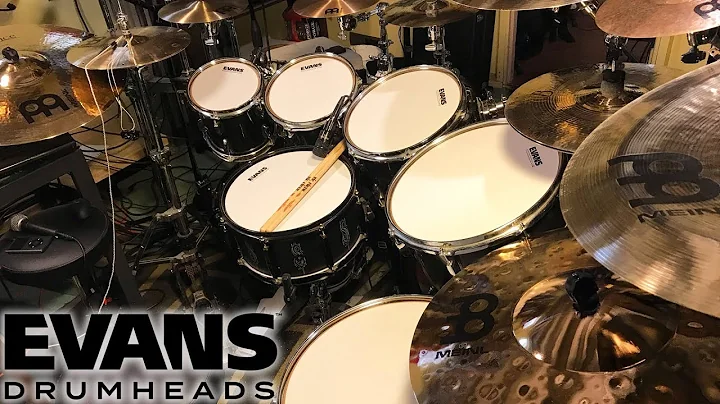 Testing the New Evans UV2 DrumHeads!