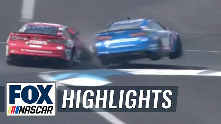 Kyle Larson's scary crash with Ty Dillon | NASCAR ...
