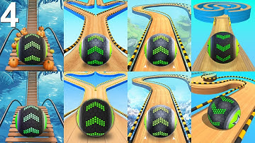 Going Balls Speedrun, Funny Fails Vs Challenge, Portal Run, Race, All Levels, Hard Levels 4