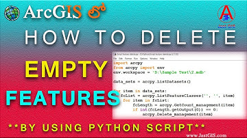 How to delete empty feature class in ArcGIS|Arcpy delete empty features|By Using Arcpy|By JastGIS