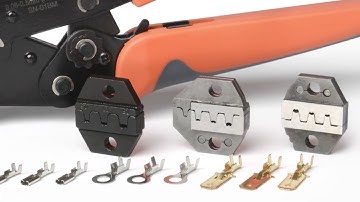 HOW TO CRIMP OPEN BARREL CONNECTORS WITH IWISS TOOLS