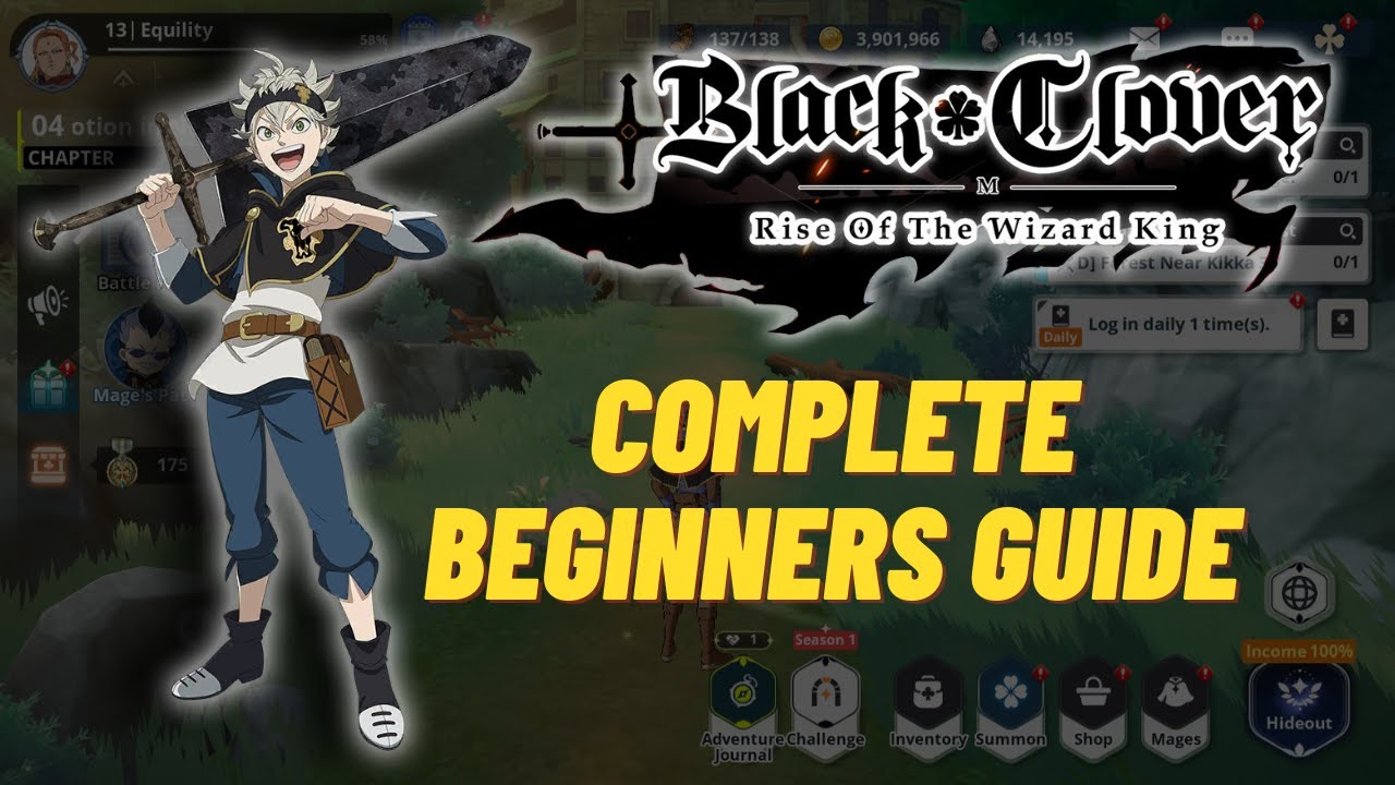 My Complete Beginners Guide for Black Clover Mobile