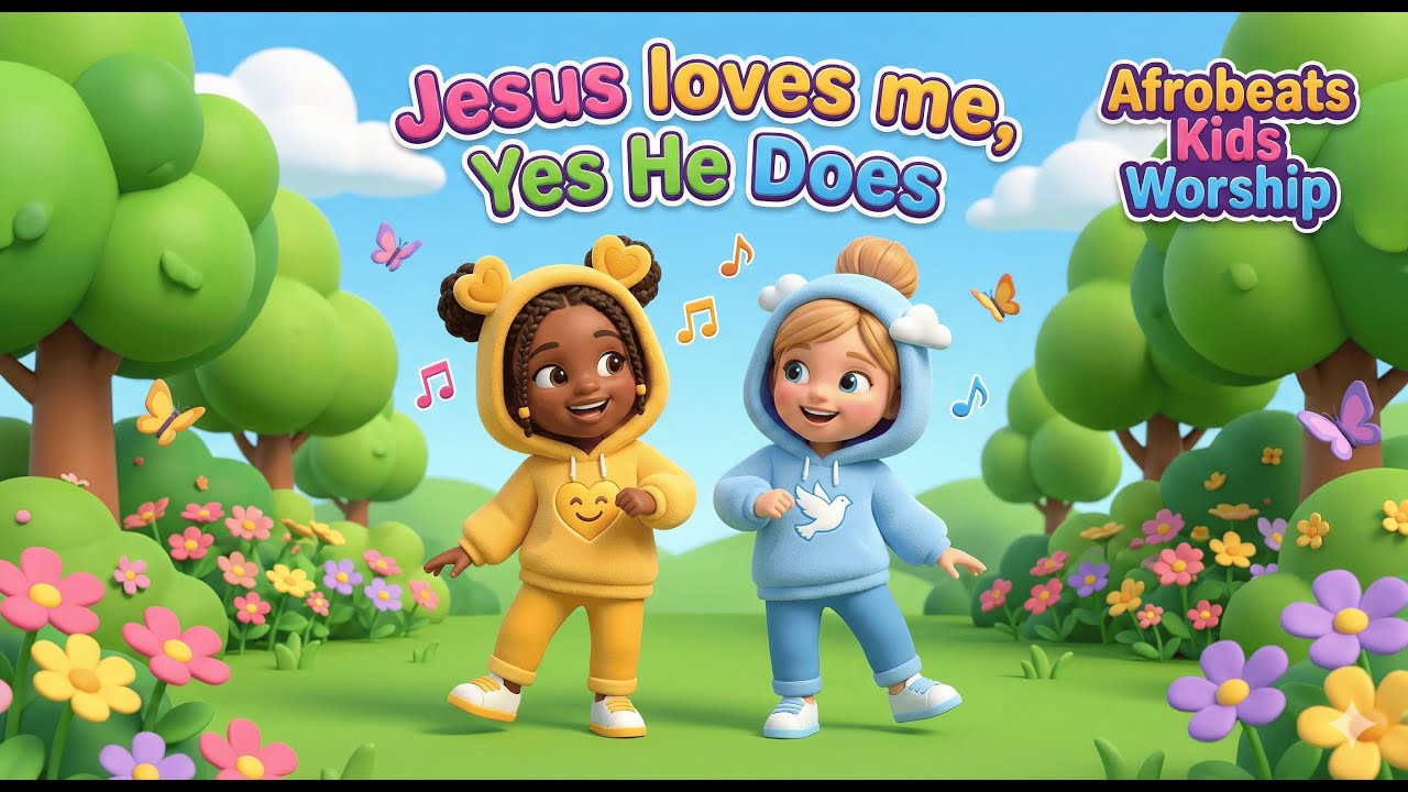 Jesus Loves Me, Yes He Does | Kids Afrobeat Praise Song