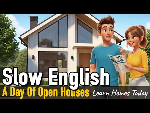 My Day at the Open Houses | Easy Daily English For Beginners | Daily English Conversation