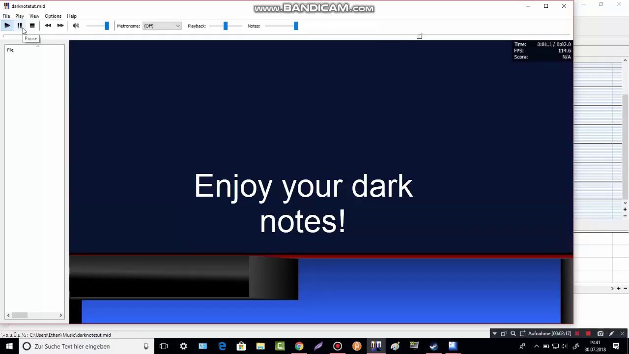 Black Midi Tutorial How To Make Dark Notes Domino Youtube