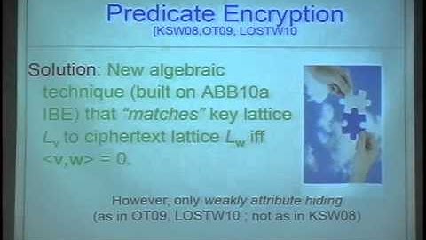 Predicate Encryption for Inner Products from LWE