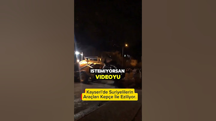 Kayseri'de Suriyelilere Tepki: Kepçe ile Araçlar Ezildi #Kayseri #Suriyeliler #Mülteci #news #haber