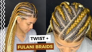 Twist + Fulani Braids