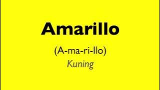 Warna   warna dalam Bahasa Spanyol