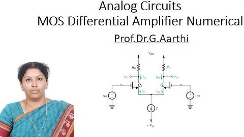 MOS Differential Amplifier Numerical