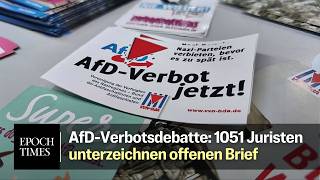Über tausend Juristen fordern AfD-Verbotsverfahren - was diese Zahl in Relation bedeutet