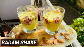 बाजार से भी अच्छा बादाम मिल्क्शेक बनाने का आसान तारीका | Badam Milkshake Recipe | Almond Milk |