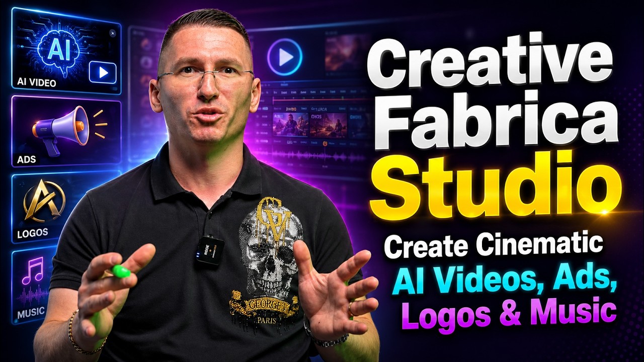 Creative Fabrica Studio Review: Create Cinematic AI Videos, Ads, Logos & Music