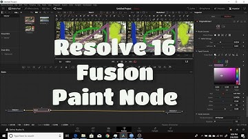 Resolve 16 Fusion Paint Node Basics