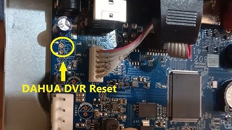 How to reset Dahua DVR