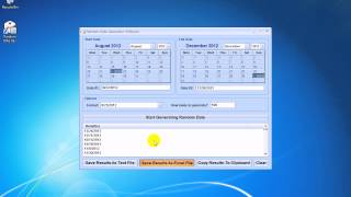 How To Use Random Date Generator Software screenshot 5