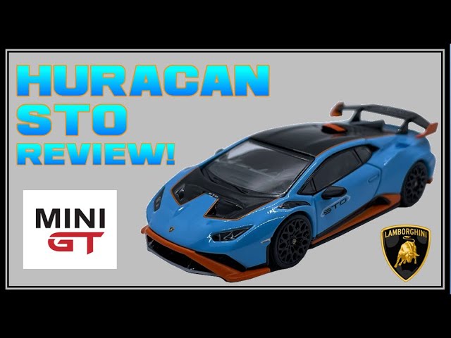 MiniGT Lamborghini Huracan STO Review! (Blu Laufey) - YouTube