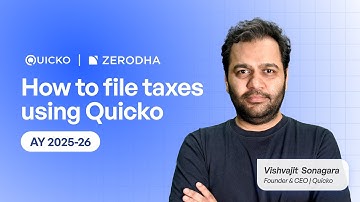 How to file your taxes using @Quicko  | ITR filing 2025-26 for investors and traders