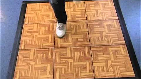 Tap Dance Floor Board Kit of 9 Tiles - Greatmats