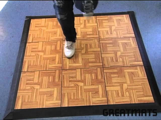 Tap Mats Demonstration 9 Tile Tap Dance Floor Kit