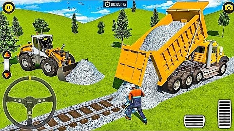 Railway Bridge Construction Simulator 3D l Android Gameplay
