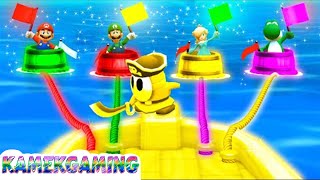 Mario Party The Top 100 MiniGames Rosalina vs Mario vs Luigi vs Yoshi #kamekgaming