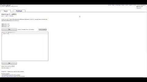 CodingBat - diff21 (Java)
