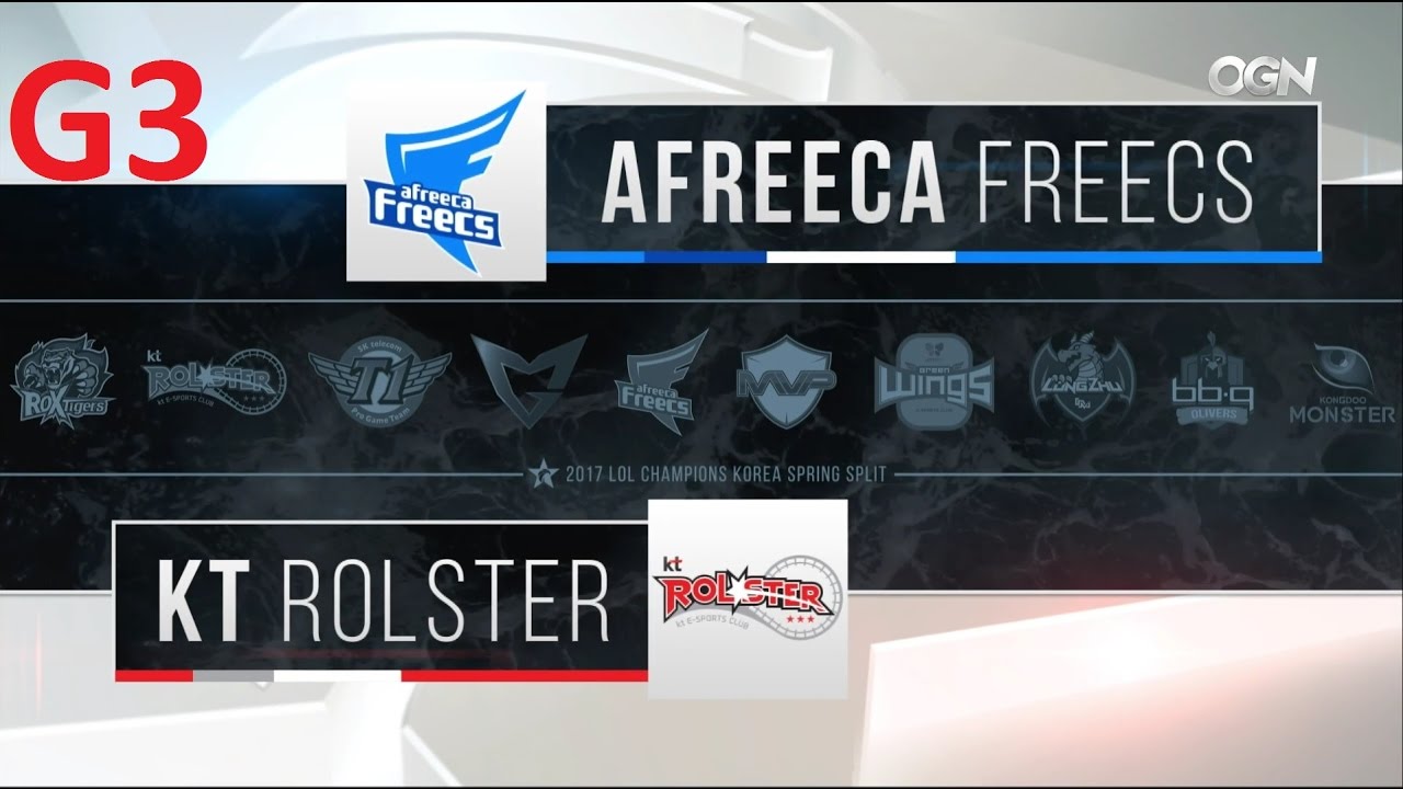 AFS vs KT Game 3 Highlights - 2017 LCK SPRING SPLIT