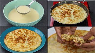 How to Make Crepes at Home | Easy Crepe Recipe | French Crepe Recipe | Basic French Crepes Recipe screenshot 1