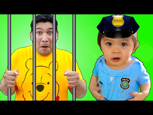 Baby Maddie Pretend Play as Kid Police | Funny Play at Home Kids Videos class=