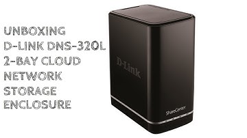 D-Link DNS 320L 2-Bay Cloud Network Storage - unboxing