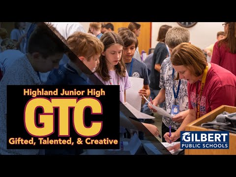 Gifted, Talented, & Creative Program At Highland Junior High School | Gilbert, Arizona