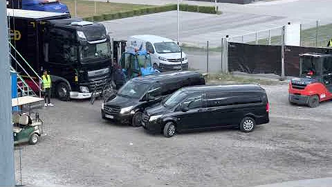 Iron Maiden band members arrive at Stadium Wiener ...
