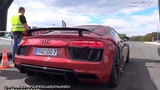 This video features a audi r8 v10 plus on the dragstrip during spring
event weeze 2017 i filmed great plus. enjoy video! you can also fi...