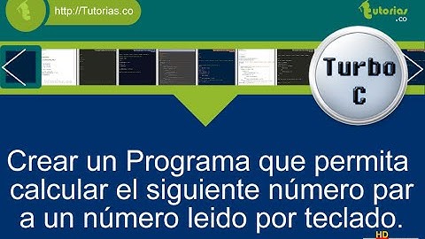 sentencia if-else – turbo C (el siguiente numero par)