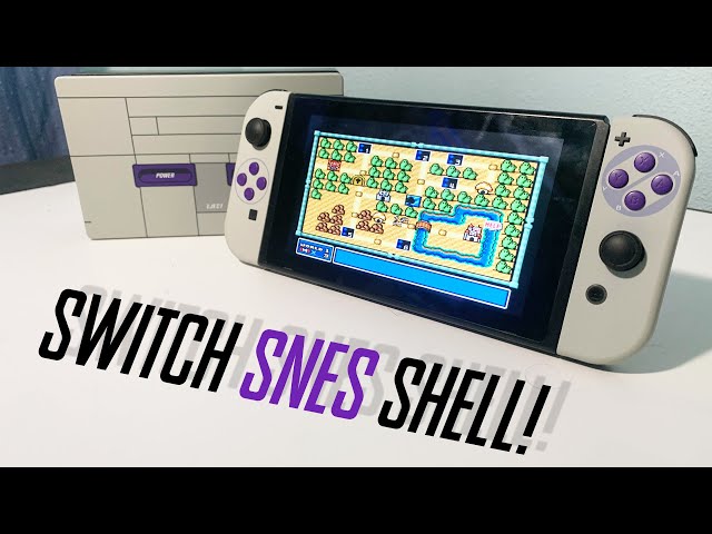Nintendo Switch SNES Soft Touch Shell + Dock Replacement Review