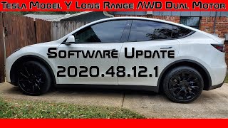 Tesla Model Y Long Range AWD Dual Motor Software Update 2020.48.12.1