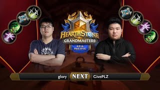 glory vs GivePLZ | 2021 Hearthstone Grandmasters Asia-Pacific | Top 8 | Season 2 | Week 4
