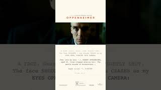 Oppenheimer script to screen