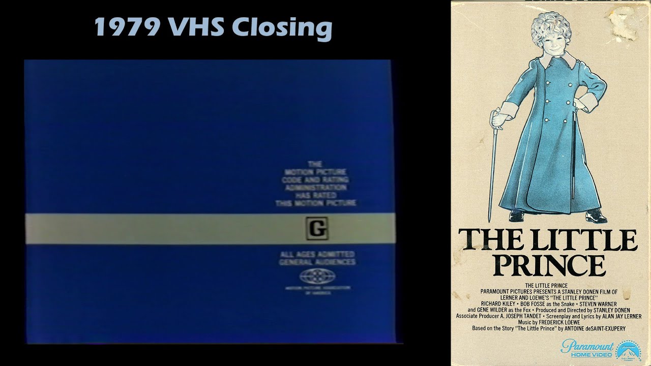 The Little Prince (1979 VHS Closing)