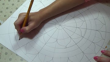 Mandala design. Dot painting mandala. Acrylic Painting. Draw a pattern.