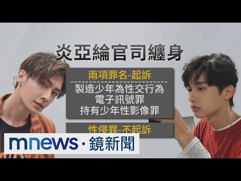 耀樂控炎亞綸性侵 高檢署駁再議不起訴確定｜#鏡新聞