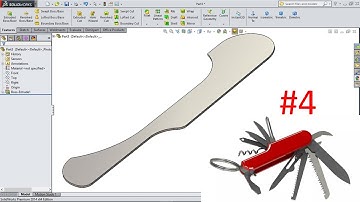 SolidWorks tutorial Pocket Multi tool 4. Main Plate
