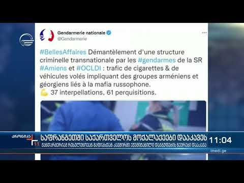 საფრანგეთში საქართველოს მოქალაქეები დააკავეს